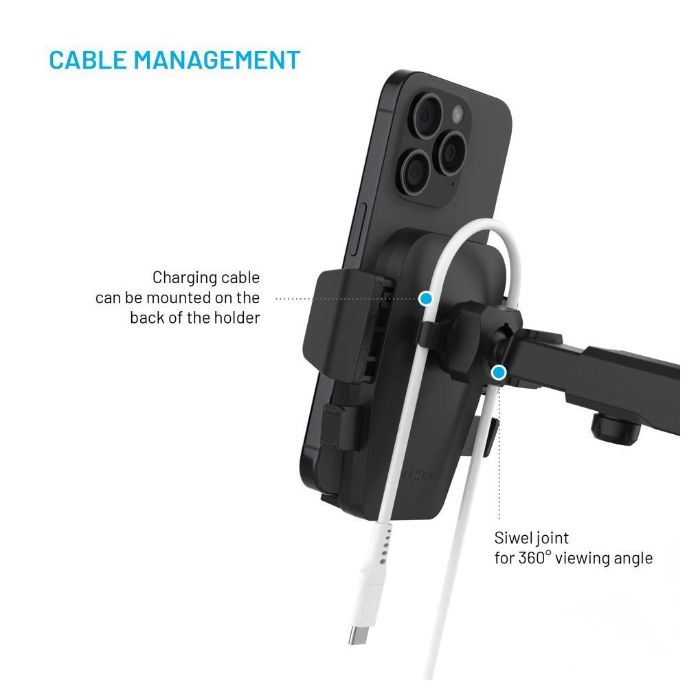 FIXED Iconiq XXL univerzális autós tartó, fekete