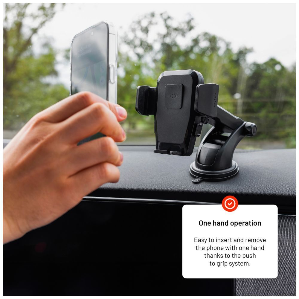 FIXED Iconiq XXL univerzális autós tartó, fekete