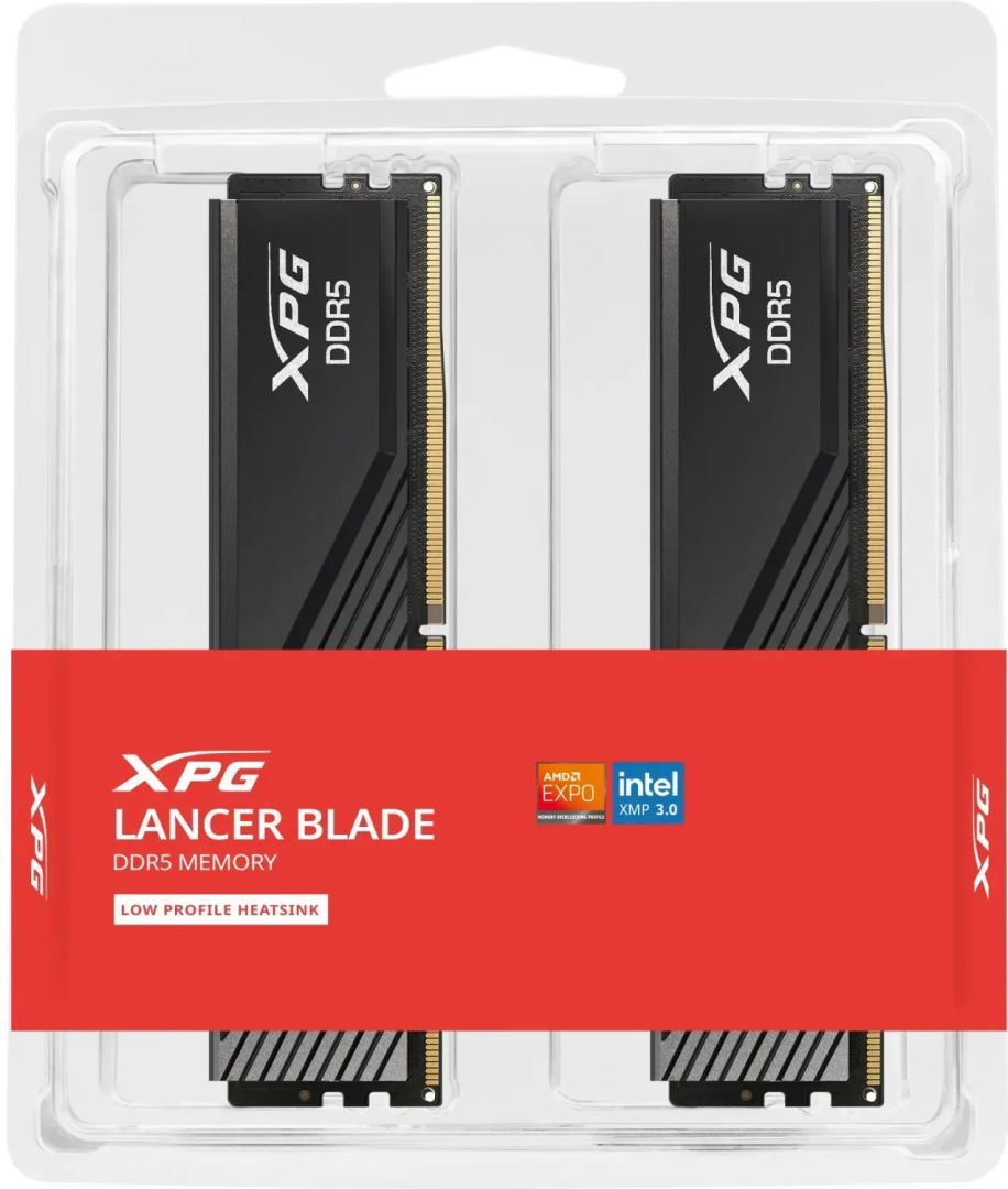 A-Data 32GB DDR5 6000MHz Kit(2x16GB) Lancer Blade Black A-Data 32GB DDR5 6000MHz Kit(2x16GB) Lancer Blade Black