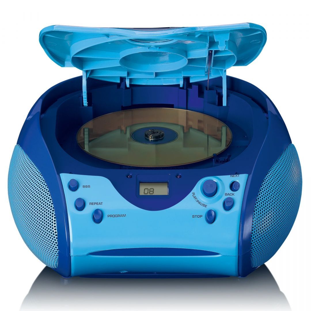 Lenco SCD-24PK Kids portable stereo FM radio with CD player Blue Lenco SCD-24PK Kids portable stereo FM radio with CD player Blue