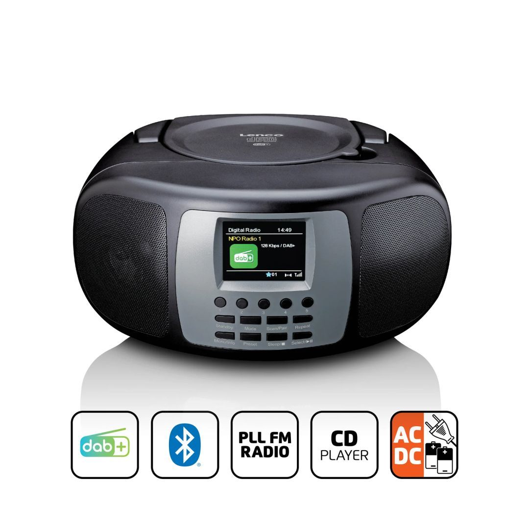 Lenco SCD-860 Portable DAB+/FM Radio with Bluetooth, CD Player Lenco SCD-860 Portable DAB+/FM Radio with Bluetooth, CD Player
