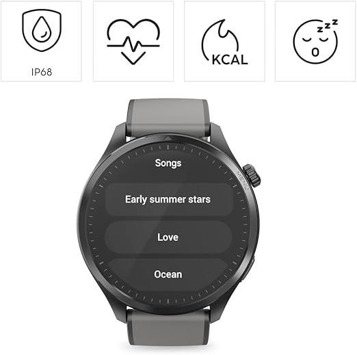 Hama SmartWatch 9000 Antracit Hama SmartWatch 9000 Antracit