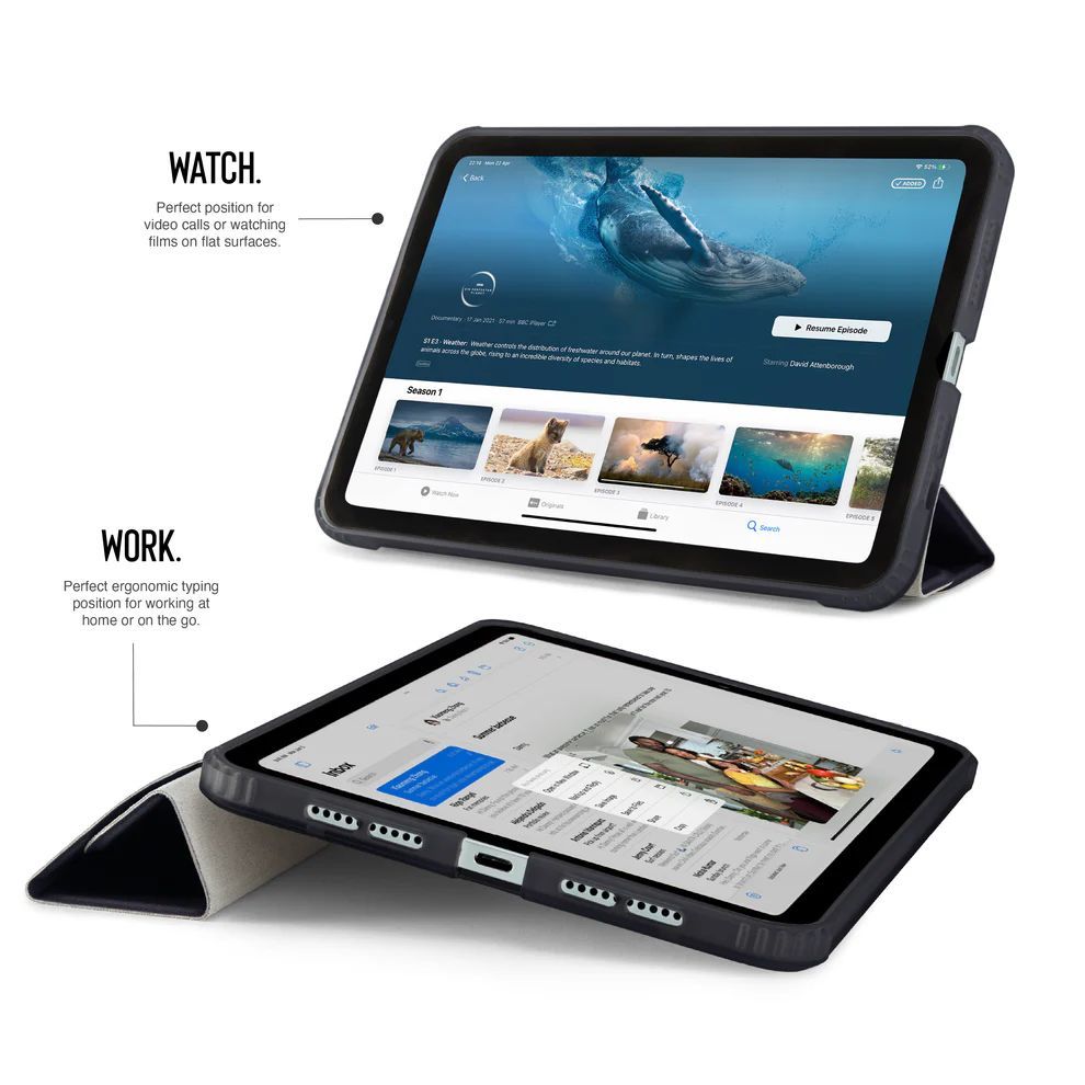 Pipetto Origami No1 Original case iPad mini (2024/2021) Dark Blue