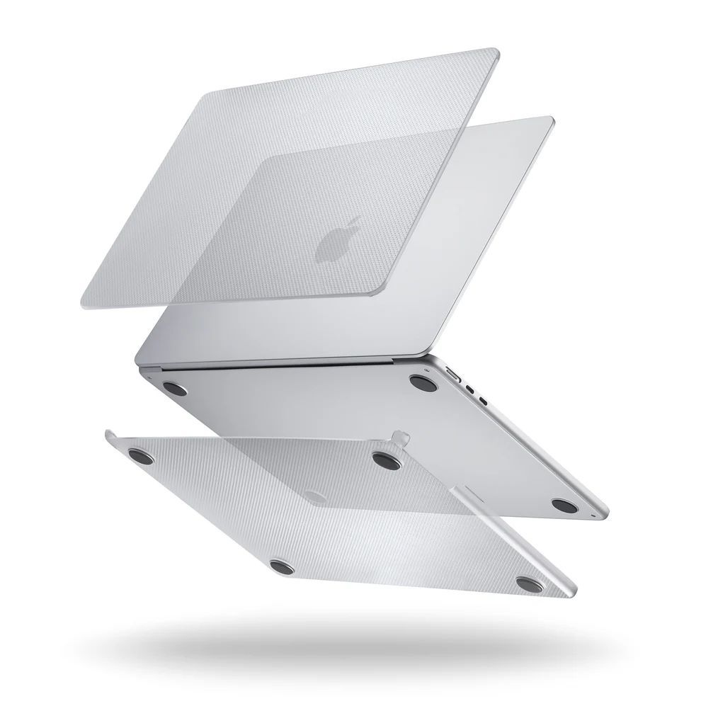 Pipetto Hardshell Dots Case MacBook Air 13.6" (M2,2022; M3,2024) Frosted Clear Pipetto Hardshell Dots Case MacBook Air 13.6" (M2,2022; M3,2024) Frosted Clear