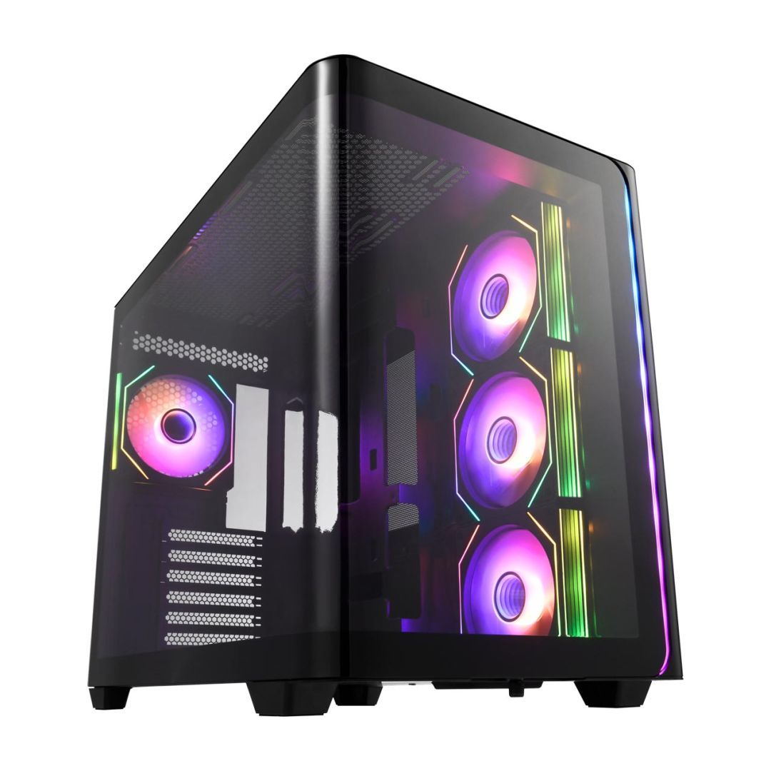 FSP M580 RGB Tempered Glass Black
