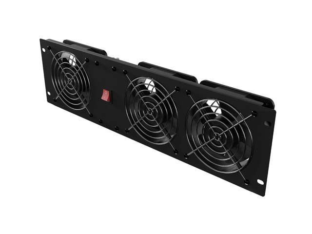Lanberg Vertical Ventilation Panel 19" 3U for rack three fans 230V Black Lanberg Vertical Ventilation Panel 19" 3U for rack three fans 230V Black