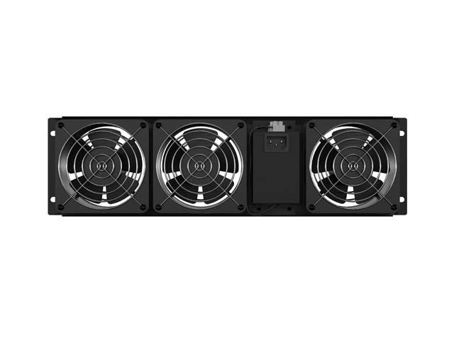 Lanberg Vertical Ventilation Panel 19" 3U for rack three fans 230V Black Lanberg Vertical Ventilation Panel 19" 3U for rack three fans 230V Black