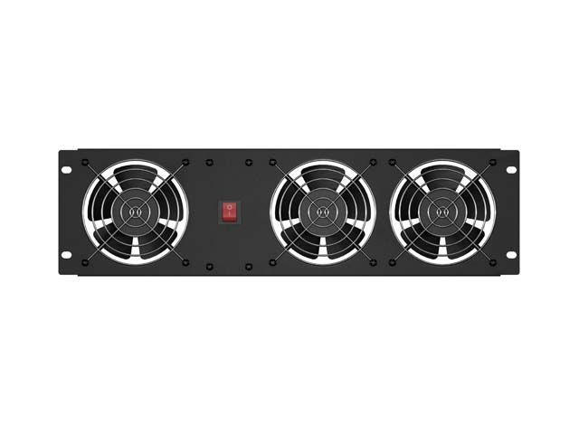 Lanberg Vertical Ventilation Panel 19" 3U for rack three fans 230V Black Lanberg Vertical Ventilation Panel 19" 3U for rack three fans 230V Black