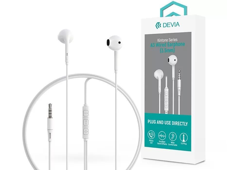Devia ST108752 Kintone A3 In-Ear headset White
