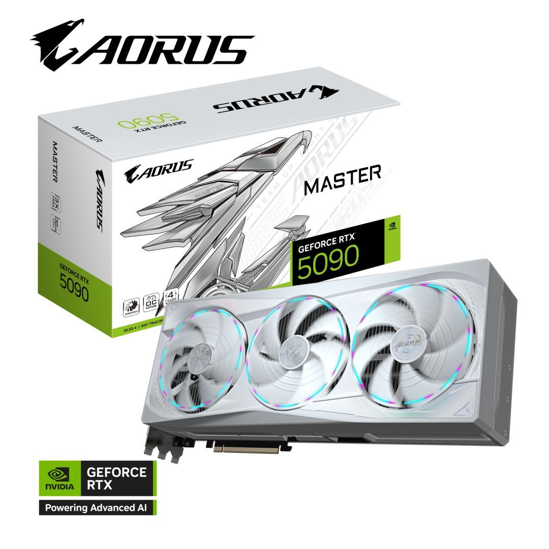 Gigabyte RTX5090 AORUS MASTER ICE 32G Gigabyte RTX5090 AORUS MASTER ICE 32G