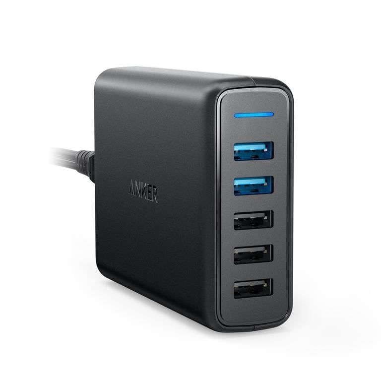 ANKER A2054L11 PowerPort Speed 5 Quick Charge 3.0 Black ANKER A2054L11 PowerPort Speed 5 Quick Charge 3.0 Black