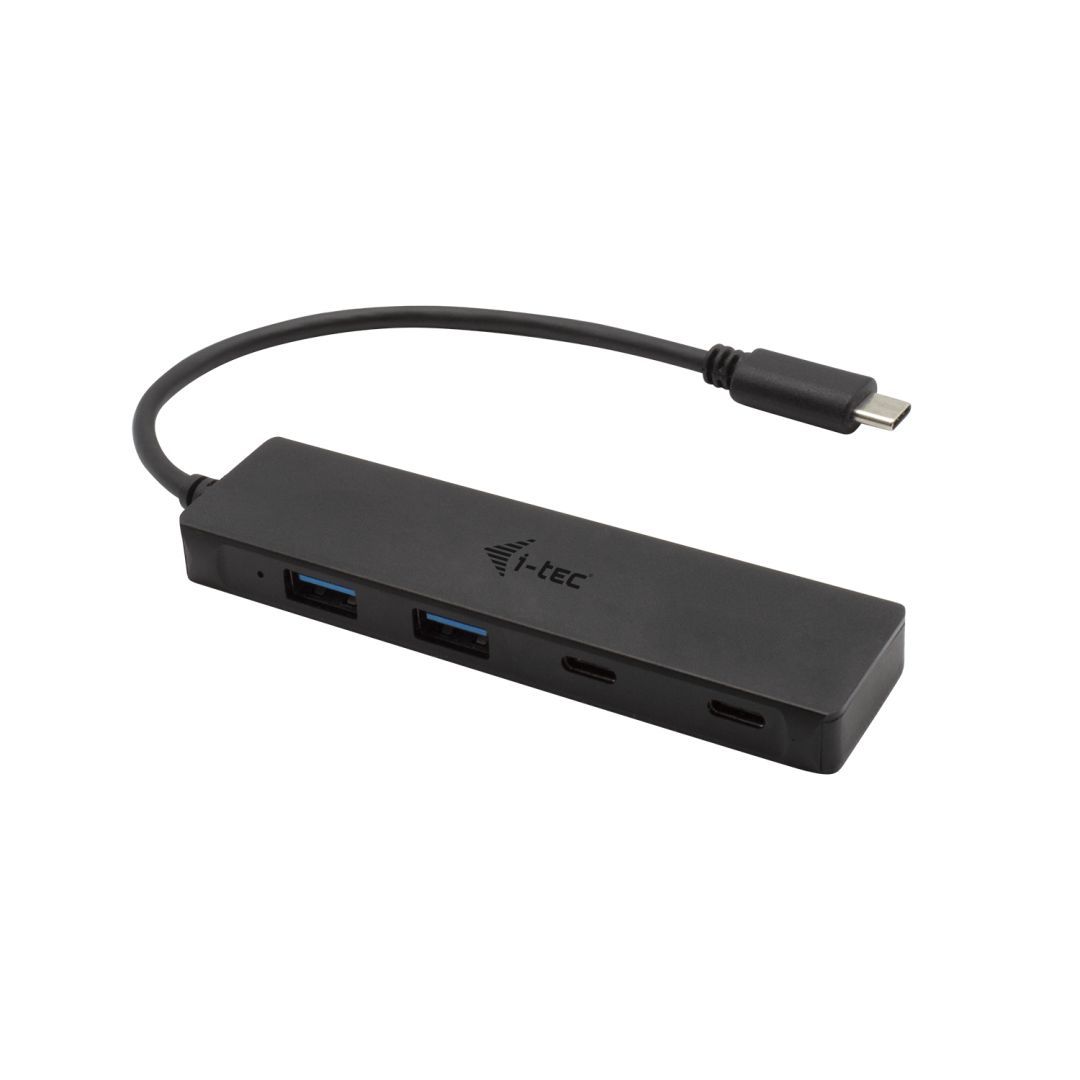 I-TEC 4-port USB-C Metal 2xUSB 3.0+2xUSB-C Hub Black I-TEC 4-port USB-C Metal 2xUSB 3.0+2xUSB-C Hub Black