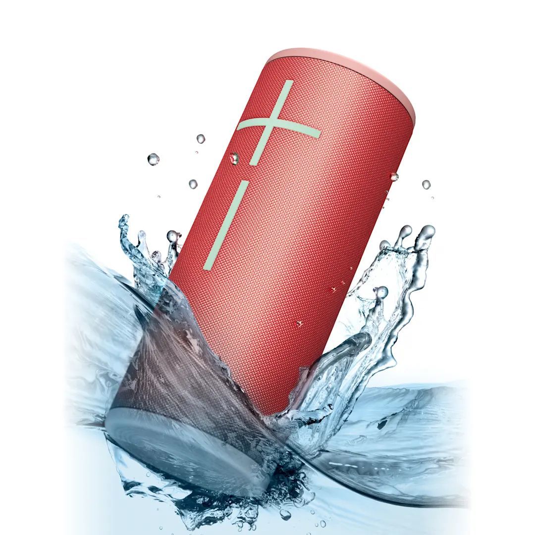 Logitech Ultimate Ears Boom 4 Wireless Bluetooth Speaker Raspberry Red Logitech Ultimate Ears Boom 4 Wireless Bluetooth Speaker Raspberry Red