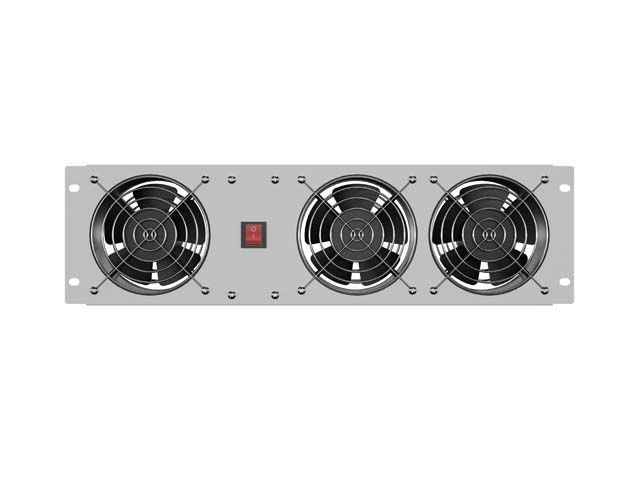 Lanberg Vertical Ventilation Panel 19" 3U for rack three fans 230V Grey Lanberg Vertical Ventilation Panel 19" 3U for rack three fans 230V Grey
