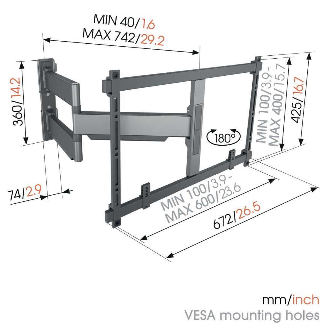 Vogel's TVM 5845 Full-Motion TV Wall Mount Vogel's TVM 5845 Full-Motion TV Wall Mount
