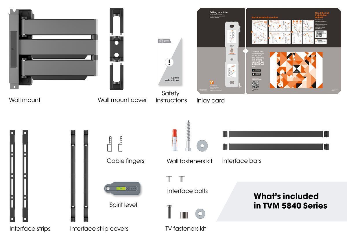 Vogel's TVM 5845 Full-Motion TV Wall Mount Vogel's TVM 5845 Full-Motion TV Wall Mount