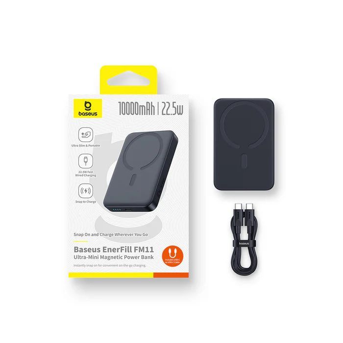 Baseus EnerFill FM11 10000mAh PowerBank Black Baseus EnerFill FM11 10000mAh PowerBank Black