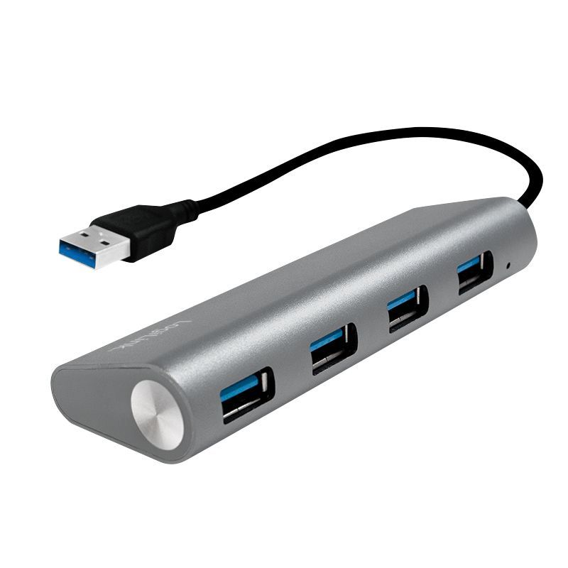 Logilink UA0307 USB 3.0 4-port hub with aluminum casing Logilink UA0307 USB 3.0 4-port hub with aluminum casing