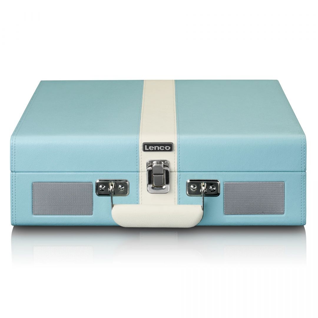 Lenco TT-110 Bakelit Lemezlejátszó beépített hangszóróval Blue/White Lenco TT-110 Bakelit Lemezlejátszó beépített hangszóróval Blue/White