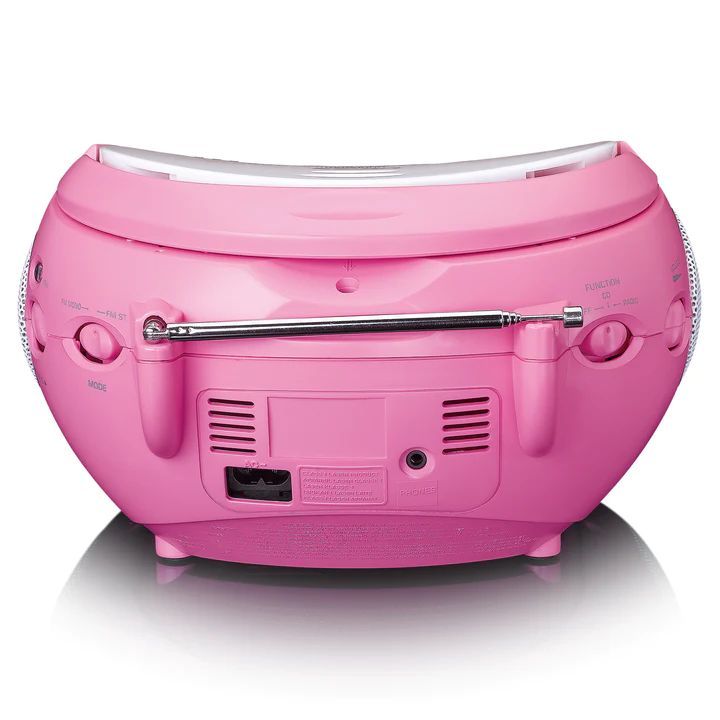 Lenco SCD-24PK Kids portable stereo FM radio with CD player Pink Lenco SCD-24PK Kids portable stereo FM radio with CD player Pink