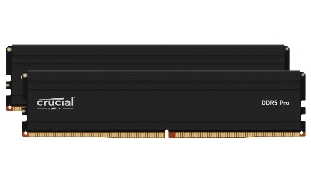Crucial 96GB DDR5 5600MHz Kit(2x48GB) Pro Black Crucial 96GB DDR5 5600MHz Kit(2x48GB) Pro Black