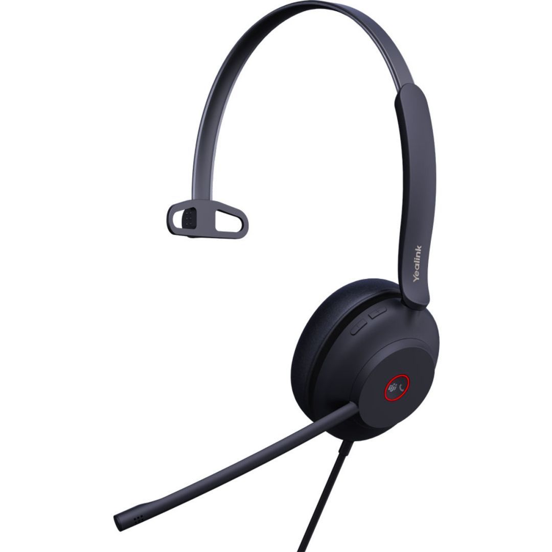 Yealink UH37 Mono Teams USB-C/A Headset Black Yealink UH37 Mono Teams USB-C/A Headset Black