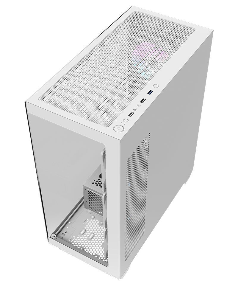 RaidMax i800 Tempered Glass White