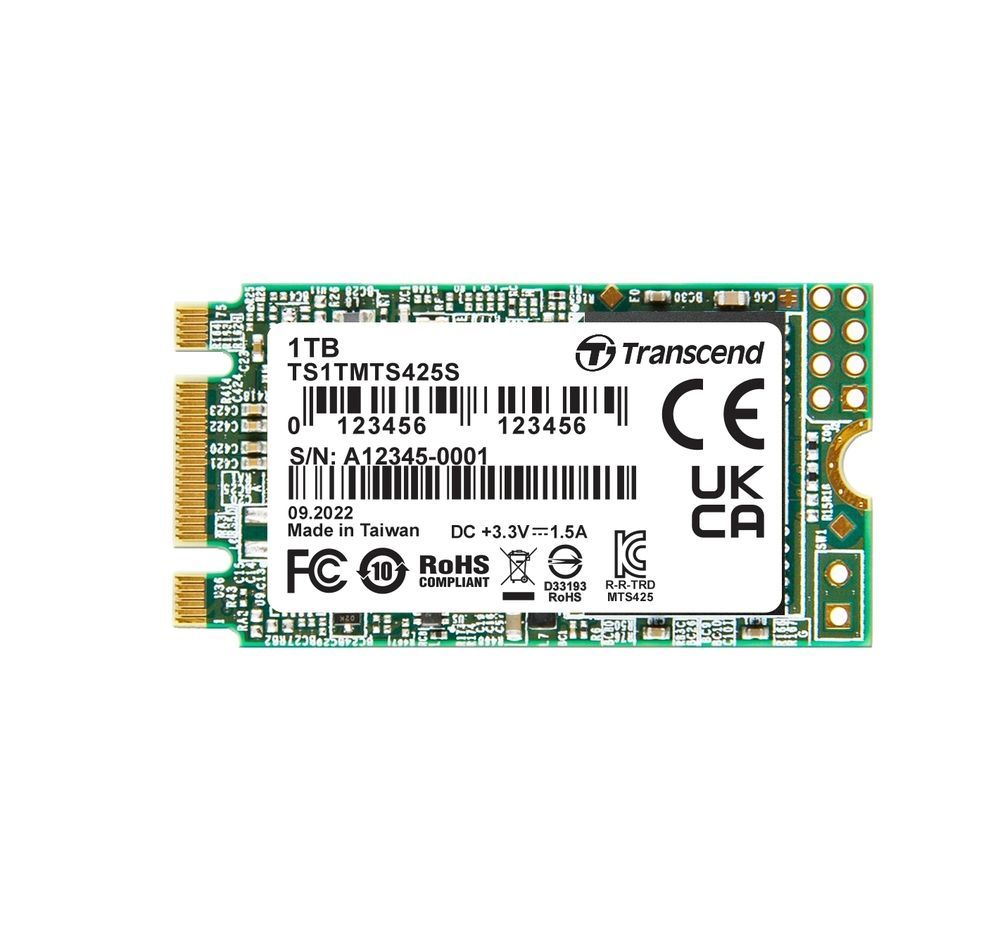 Transcend 1TB M.2 2242 MTS425S Transcend 1TB M.2 2242 MTS425S