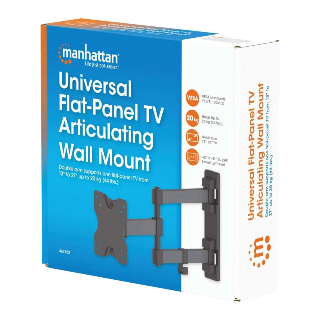 Manhattan Universal Flat-Panel Articulating TV Wall Mount 13"-27" Manhattan Universal Flat-Panel Articulating TV Wall Mount 13"-27"