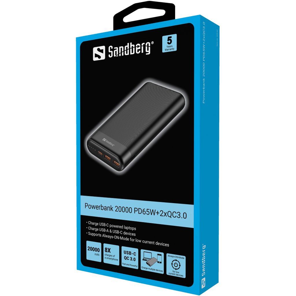 Sandberg 420-62 20000mAh PowerBank Black