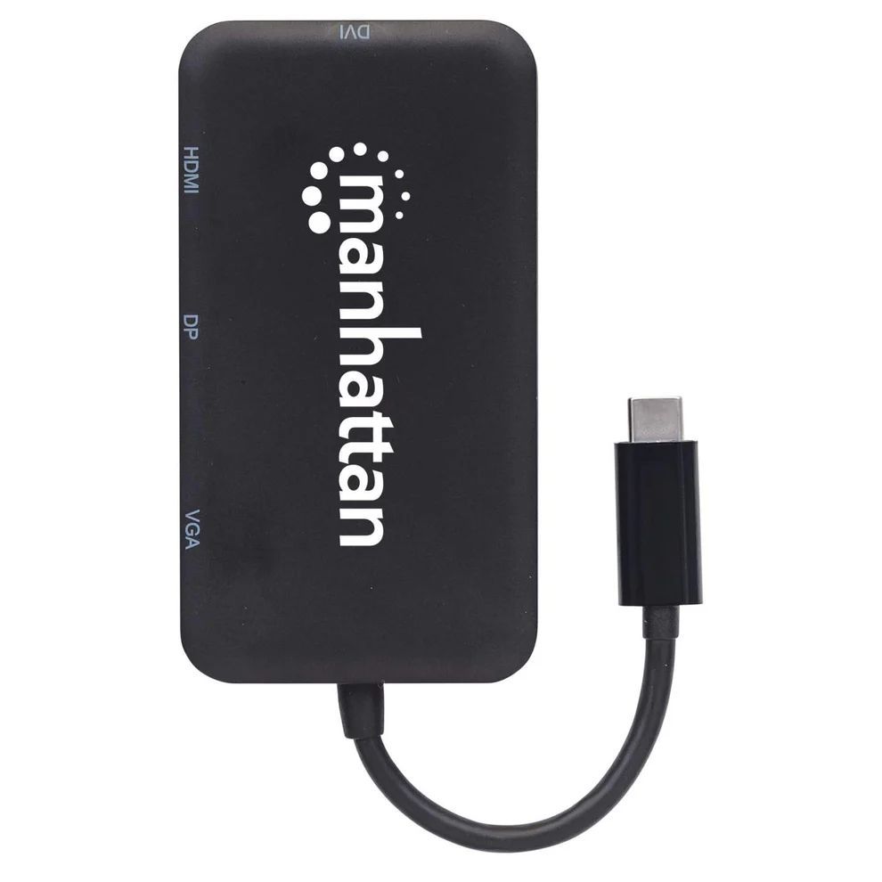 Manhattan USB-C 4-in-1 Audio/Video Converter Manhattan USB-C 4-in-1 Audio/Video Converter