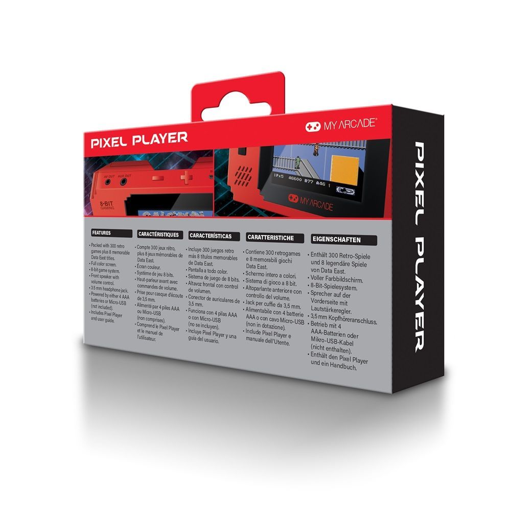 MY ARCADE Pixel Player Hordozható MY ARCADE Pixel Player Hordozható