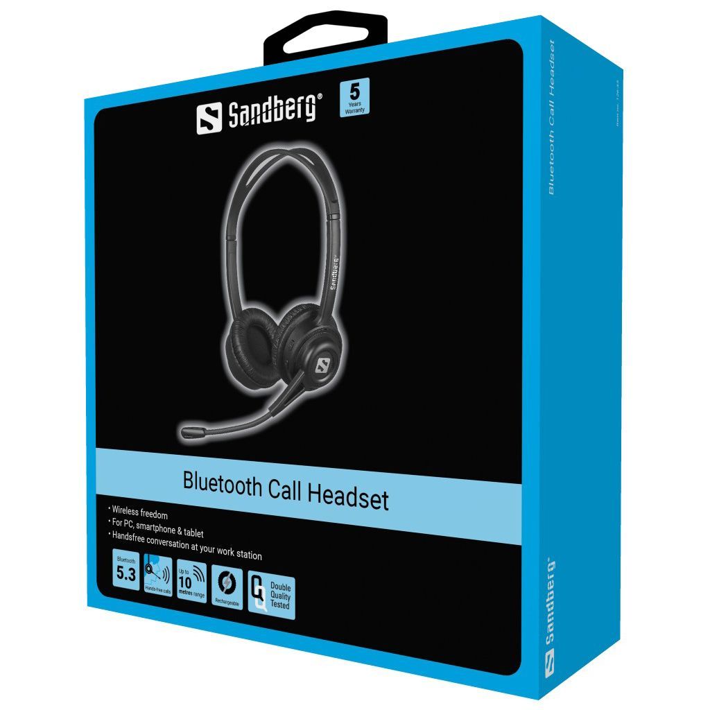 Sandberg Bluetooth Call Headset Black Sandberg Bluetooth Call Headset Black