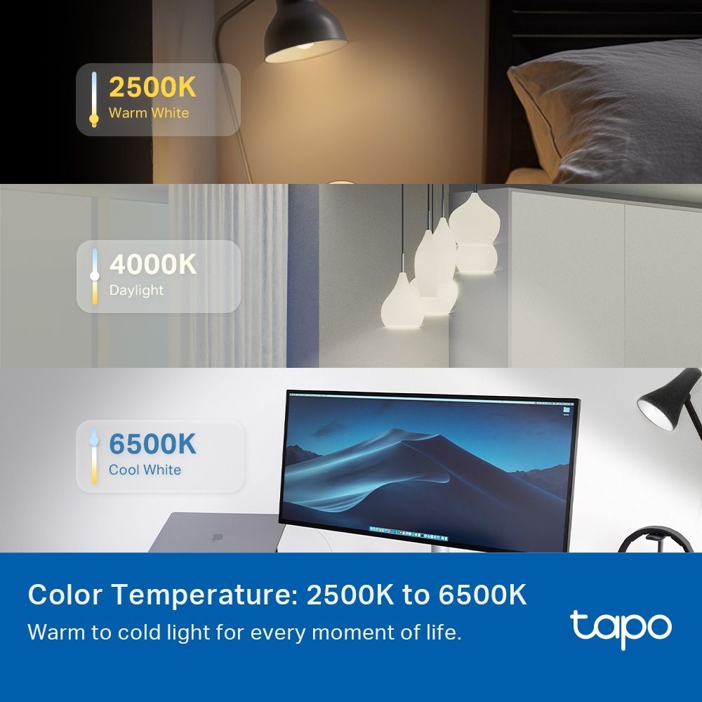 TP-Link Tapo L430P Smart P45 Light Bulb Multicolor TP-Link Tapo L430P Smart P45 Light Bulb Multicolor