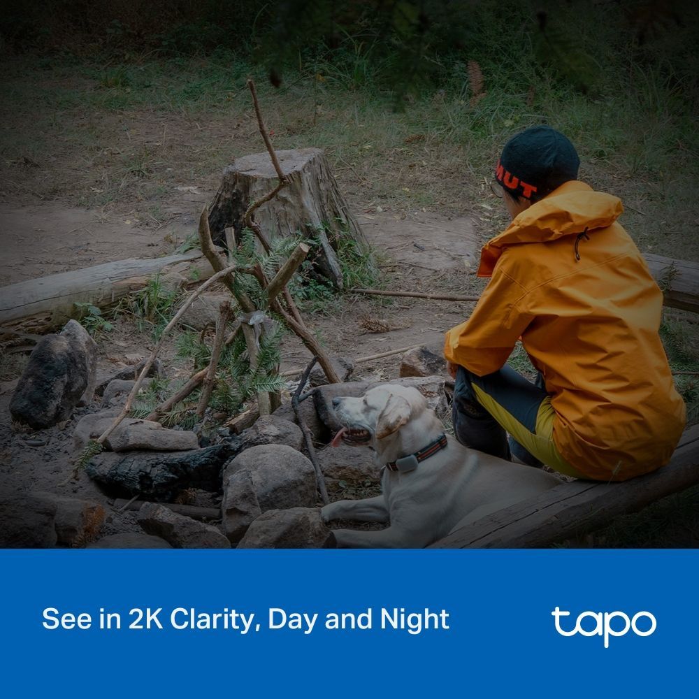 TP-Link Tapo C615G KIT Solar-Powered Pan/Tilt 4G LTE Security Camera Kit