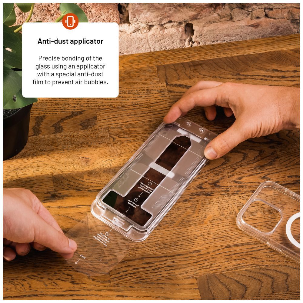 FIXED Armor Ultra tartós edzett üveg Apple iPhone 17 készülékhez, fekete