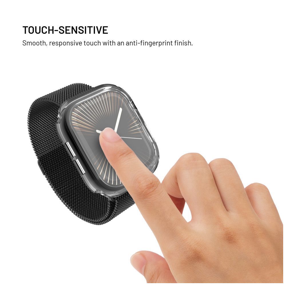 FIXED tok védő üveggel Apple Watch 10 46mm, átlátszó