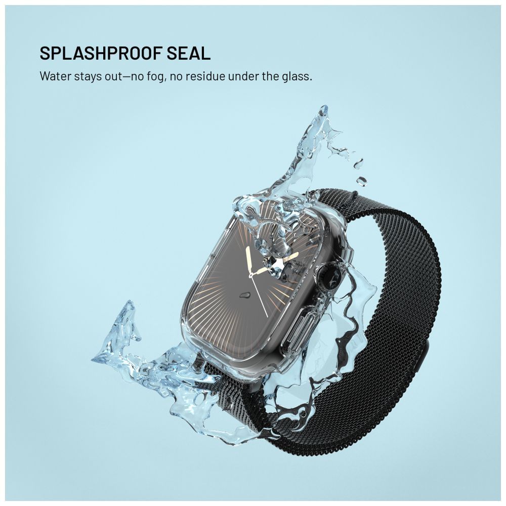 FIXED tok védő üveggel Apple Watch 10 46mm, átlátszó