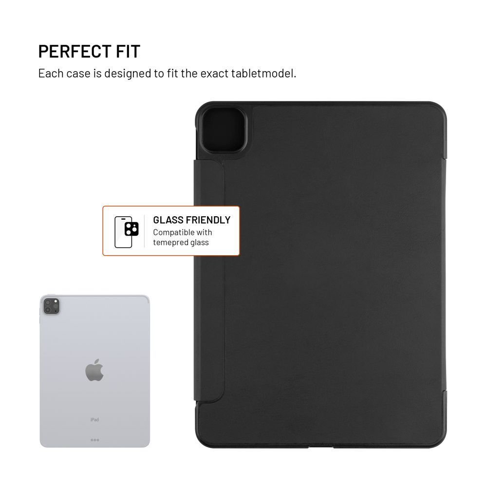 FIXED Trinity tok Apple iPad Pro 11" (2018-2022)/iPad Air (2020/2022/2024/2025) készülékhez, fekete