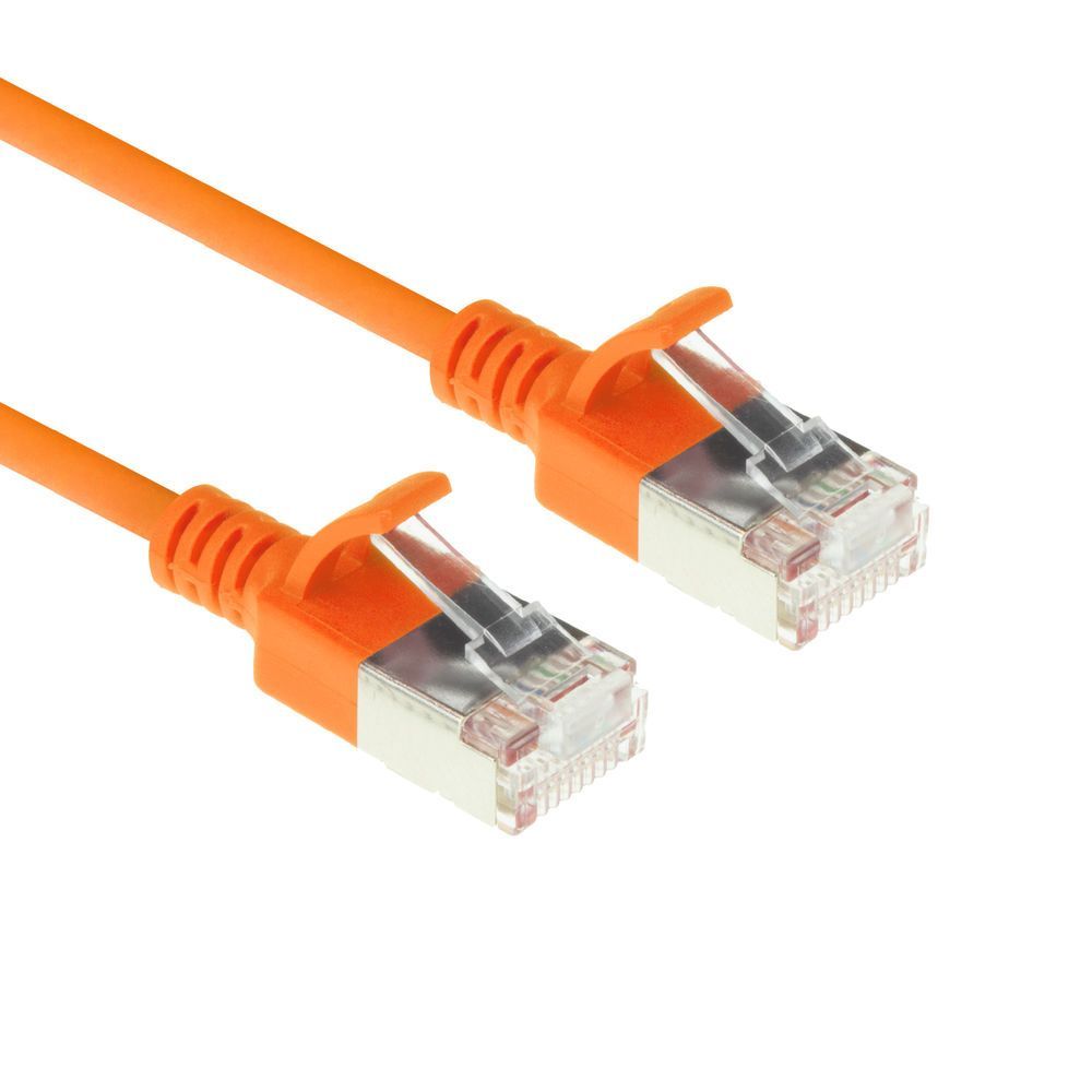 ACT CAT6A U-FTP Patch Cable 1m Orange ACT CAT6A U-FTP Patch Cable 1m Orange