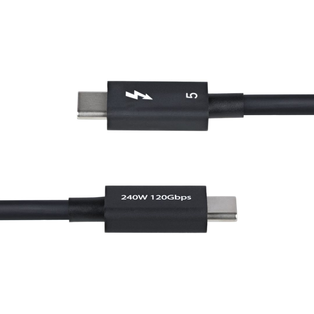 Startech Thunderbolt 5 240W Cable 1m Black Startech Thunderbolt 5 240W Cable 1m Black