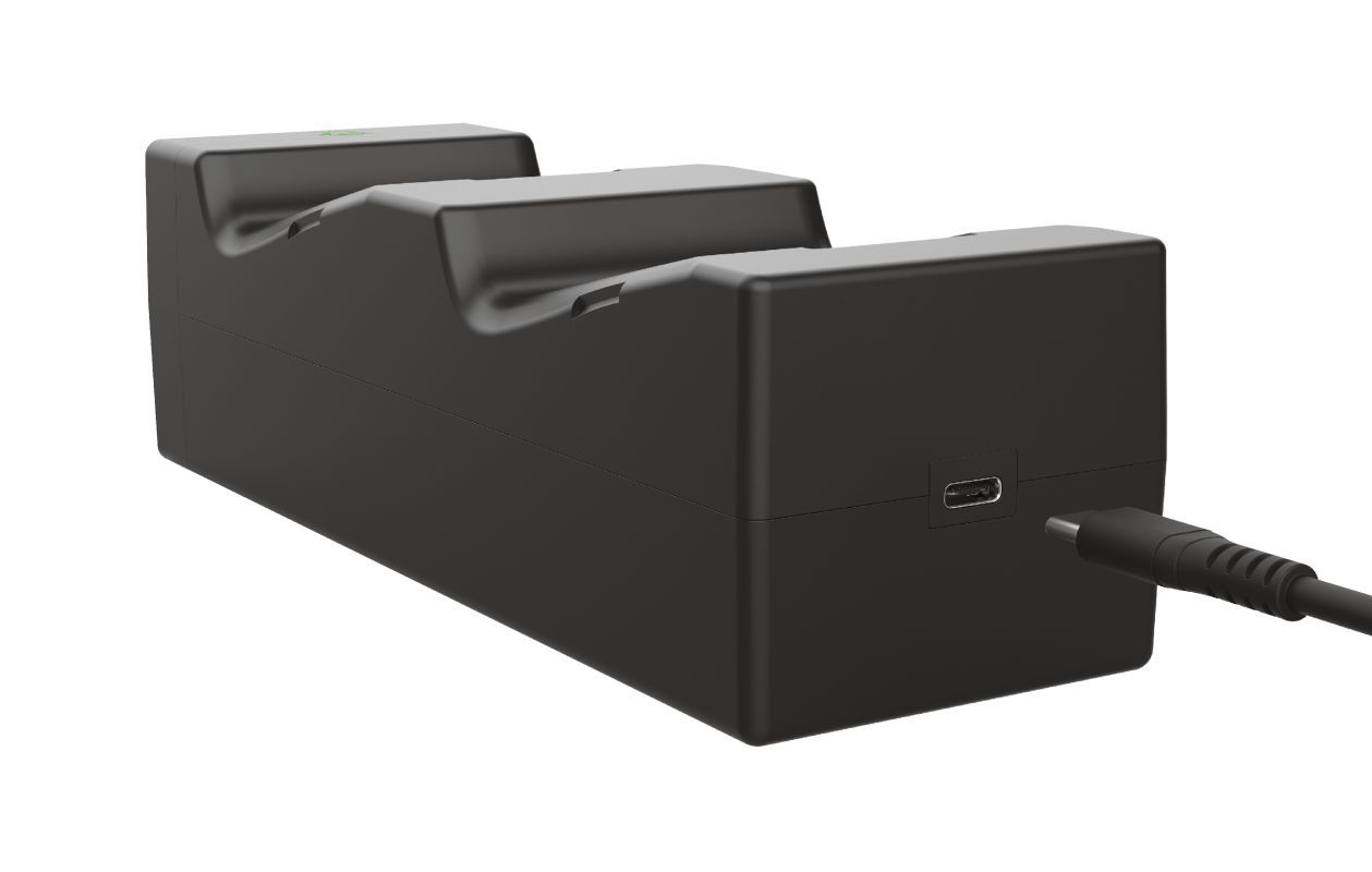 Trust GXT 250 Duo Charging Dock - Xbox Series X / S Black Trust GXT 250 Duo Charging Dock - Xbox Series X / S Black