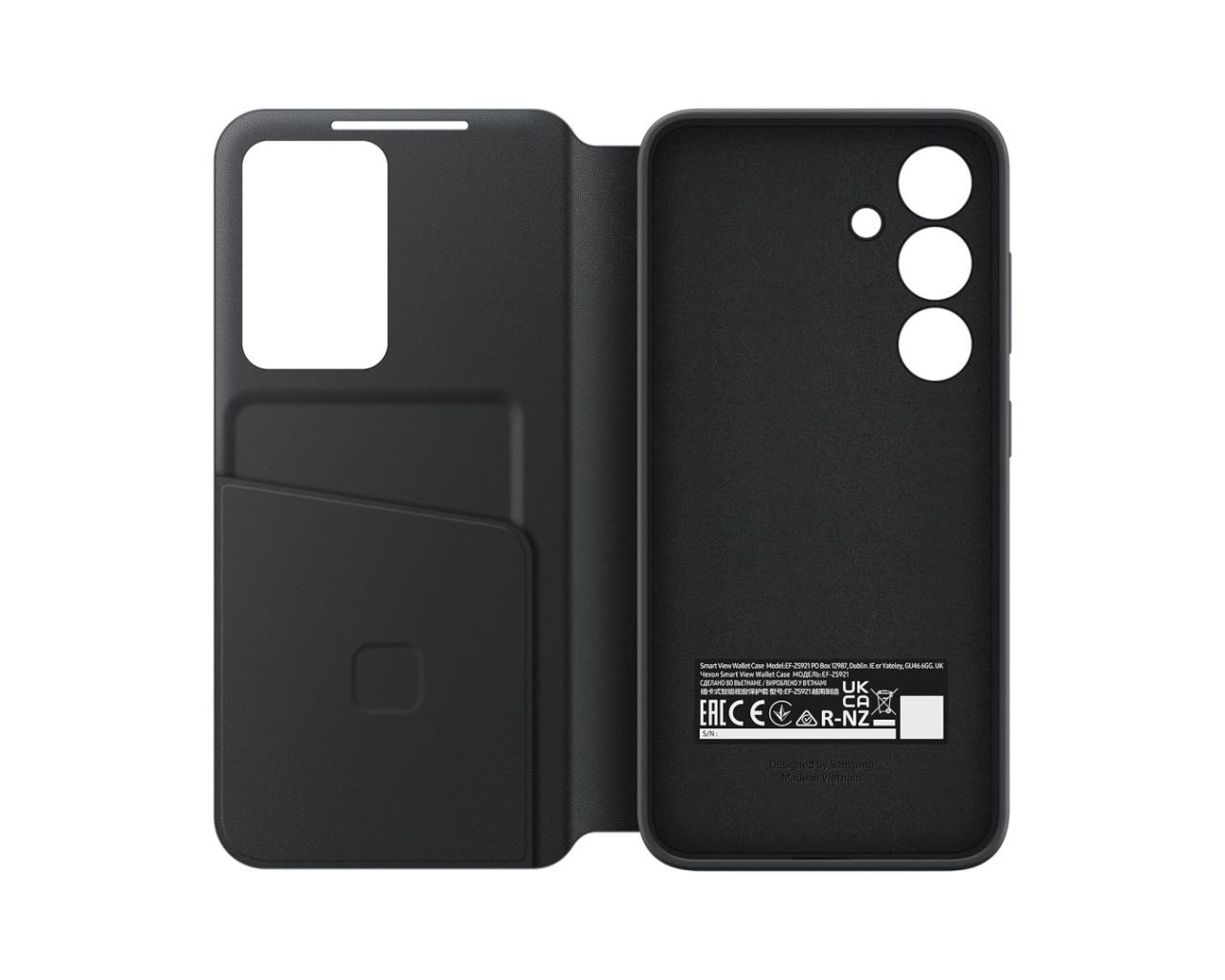 Samsung Galaxy S24 Smart View Wallet Case Black Samsung Galaxy S24 Smart View Wallet Case Black