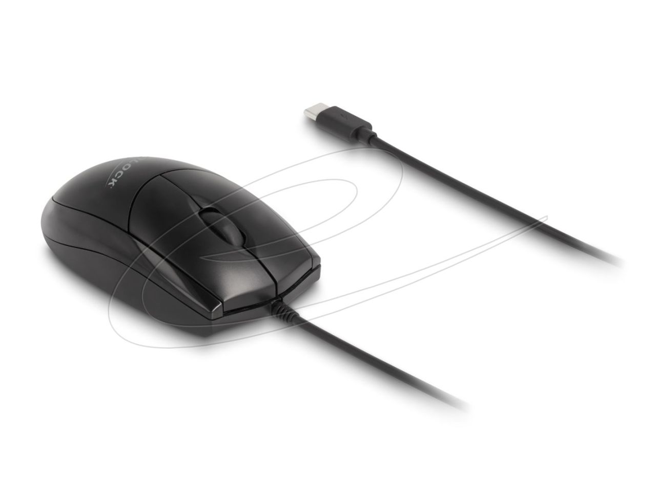 DeLock USB Type-C Mouse Black DeLock USB Type-C Mouse Black