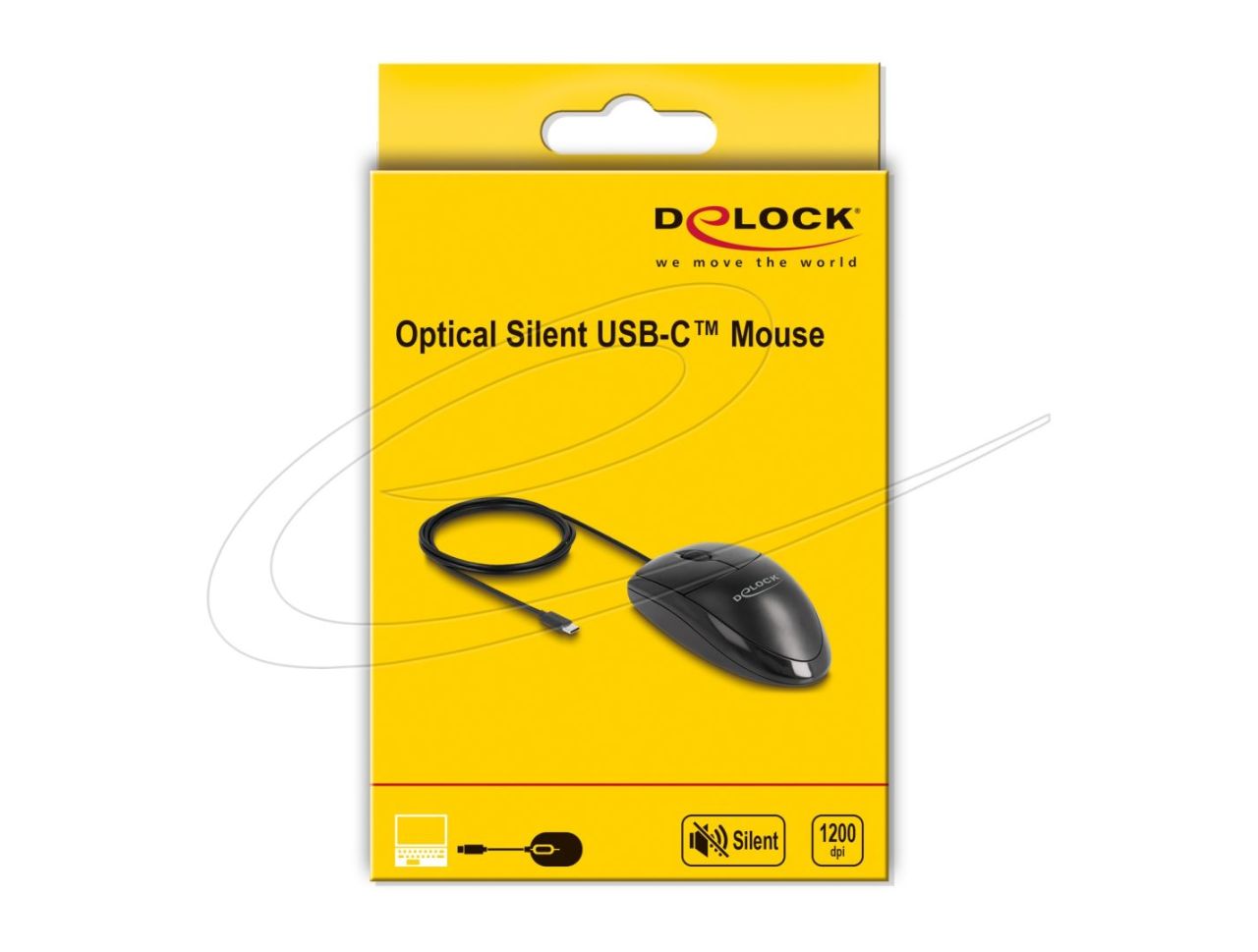 DeLock USB Type-C Mouse Black DeLock USB Type-C Mouse Black