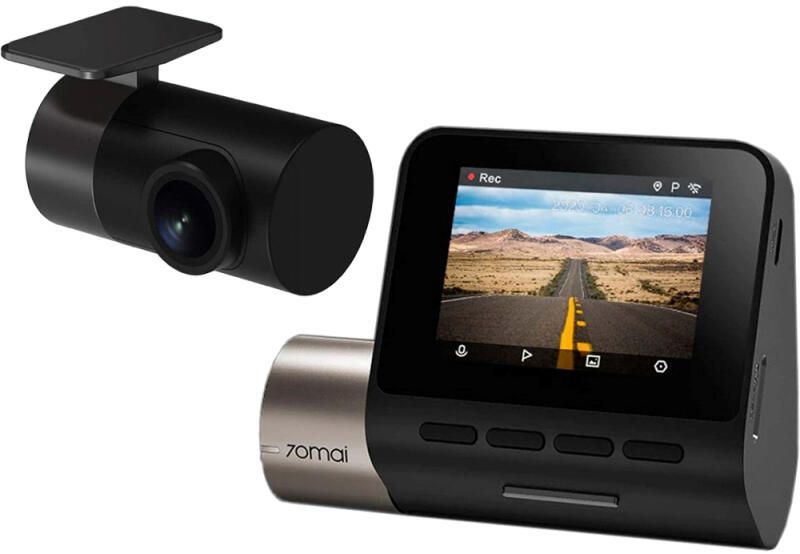 Xiaomi 70mai A500S Dash Cam Pro Plus+ + RC06 Rear Camera Black
