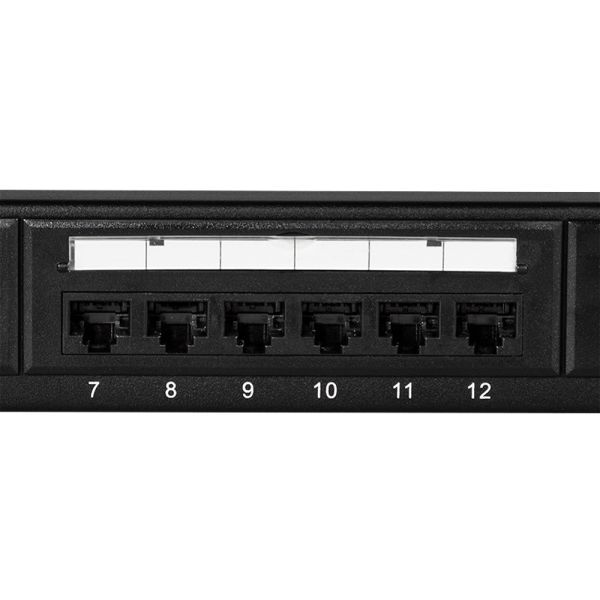 Logilink NP0004 Cat.6 patch panel 24-portos árnyékolatlan 19 rackbe Black Logilink NP0004 Cat.6 patch panel 24-portos árnyékolatlan 19 rackbe Black