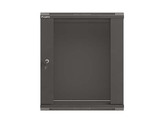 Lanberg 19" 12U Falra szerelhető Rackszekrény Black Lanberg 19" 12U Falra szerelhető Rackszekrény Black