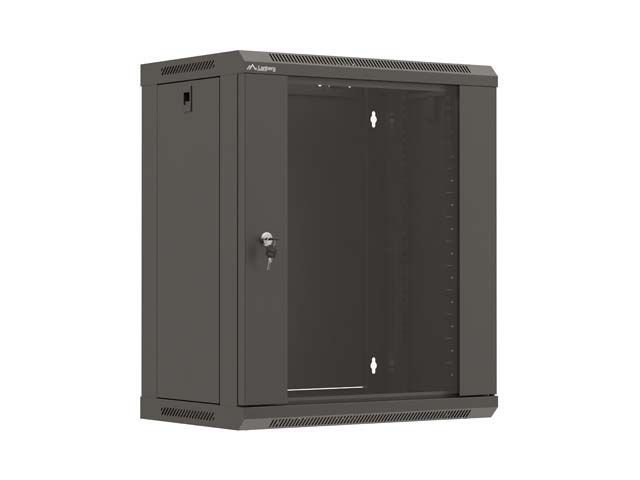 Lanberg 19" 12U Falra szerelhető Rackszekrény Black Lanberg 19" 12U Falra szerelhető Rackszekrény Black