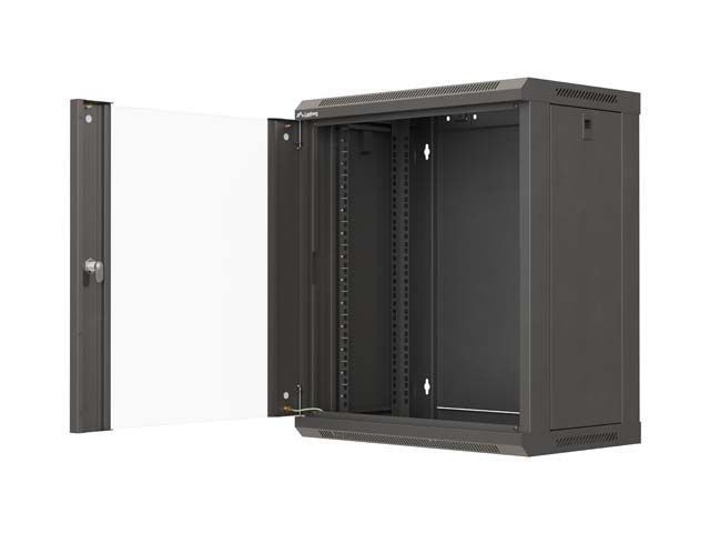 Lanberg 19" 12U Falra szerelhető Rackszekrény Black Lanberg 19" 12U Falra szerelhető Rackszekrény Black